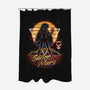 Retro Mars Guardian-none polyester shower curtain-Olipop