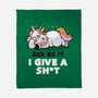 Ask Me If I Give A Shit-none fleece blanket-eduely