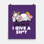 Ask Me If I Give A Shit-none matte poster-eduely