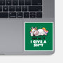 Ask Me If I Give A Shit-none glossy sticker-eduely
