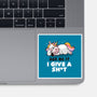 Ask Me If I Give A Shit-none glossy sticker-eduely