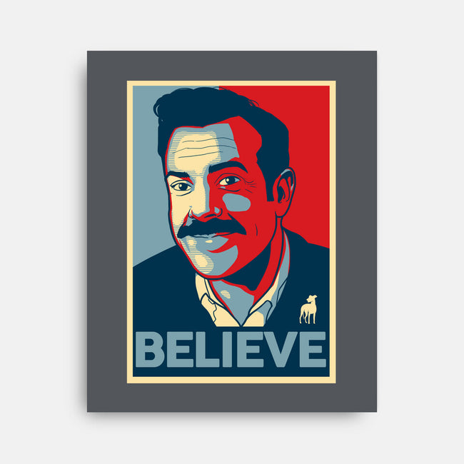 The Believer-none stretched canvas-Adams Pinto