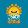 Sarcastic Sunshine-none stretched canvas-NemiMakeit