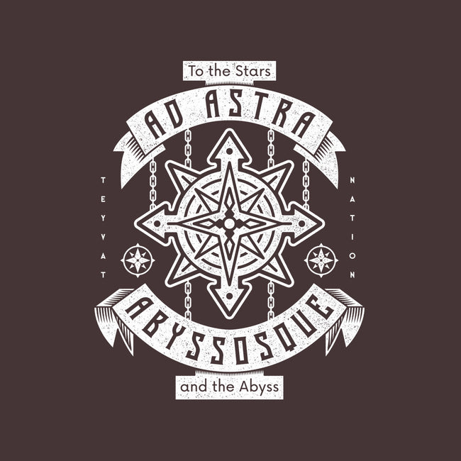 Ad Astra Abyssoque-womens basic tee-Logozaste