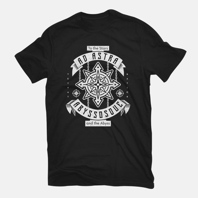 Ad Astra Abyssoque-womens basic tee-Logozaste