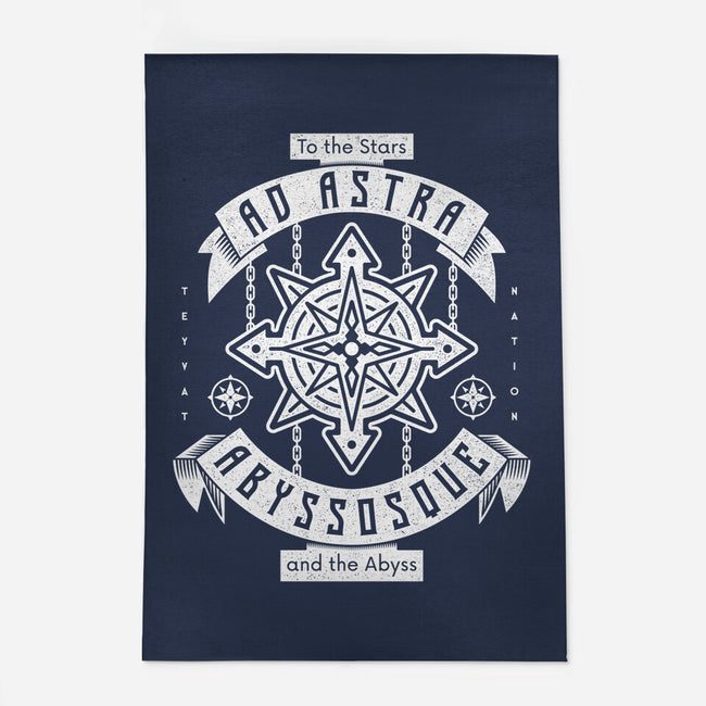 Ad Astra Abyssoque-none indoor rug-Logozaste