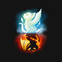 Angel Devil Cat-none stretched canvas-Vallina84