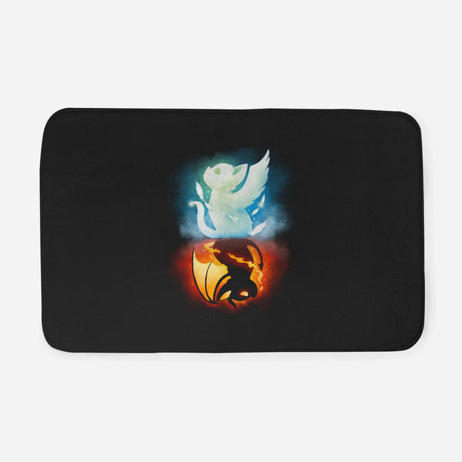 Angel Devil Cat-none memory foam bath mat-Vallina84