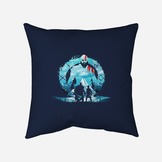 Kratos Landscape-none non-removable cover w insert throw pillow-dandingeroz