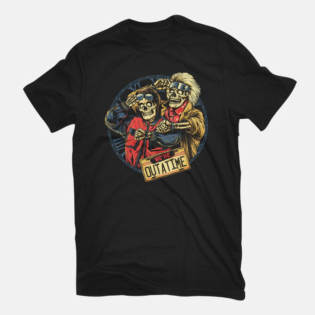 Time is Up-youth basic tee-glitchygorilla