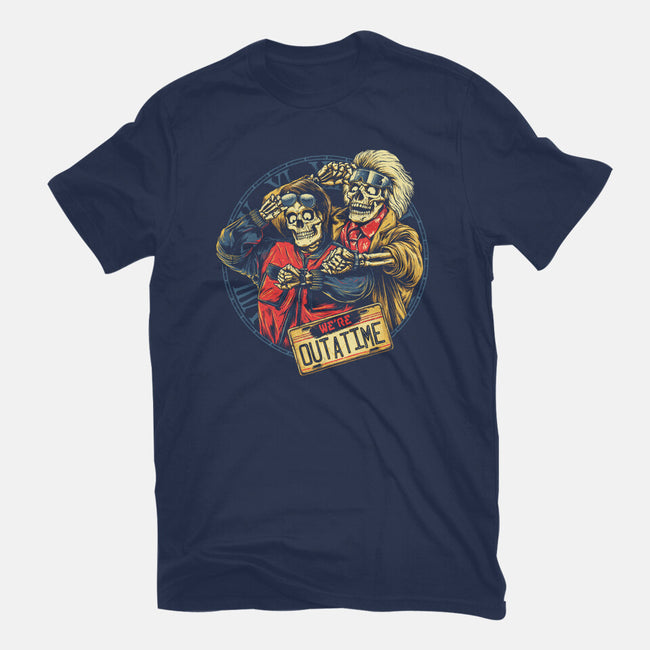 Time is Up-youth basic tee-glitchygorilla