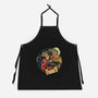 Time is Up-unisex kitchen apron-glitchygorilla