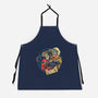 Time is Up-unisex kitchen apron-glitchygorilla