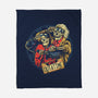 Time is Up-none fleece blanket-glitchygorilla