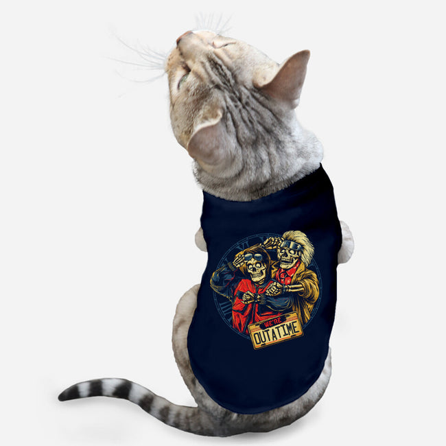 Time is Up-cat basic pet tank-glitchygorilla