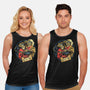 Time is Up-unisex basic tank-glitchygorilla