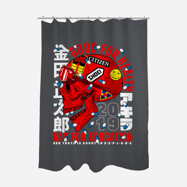 The Capsules Leader-none polyester shower curtain-krobilad