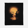 Hallows In Moonlight-none fleece blanket-fanfabio
