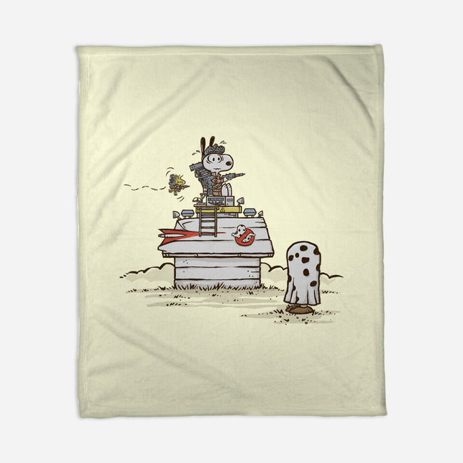 A Little Afraid Of That Ghost-none fleece blanket-kg07
