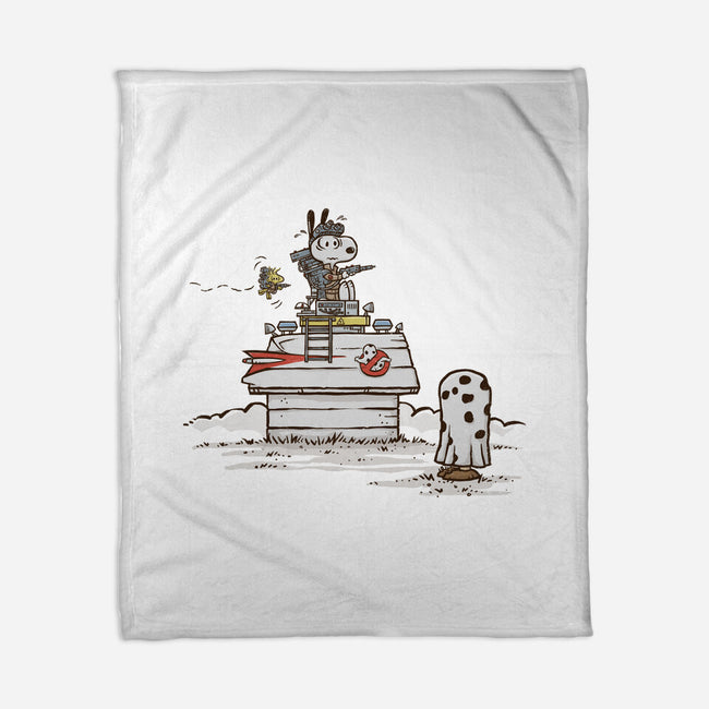 A Little Afraid Of That Ghost-none fleece blanket-kg07
