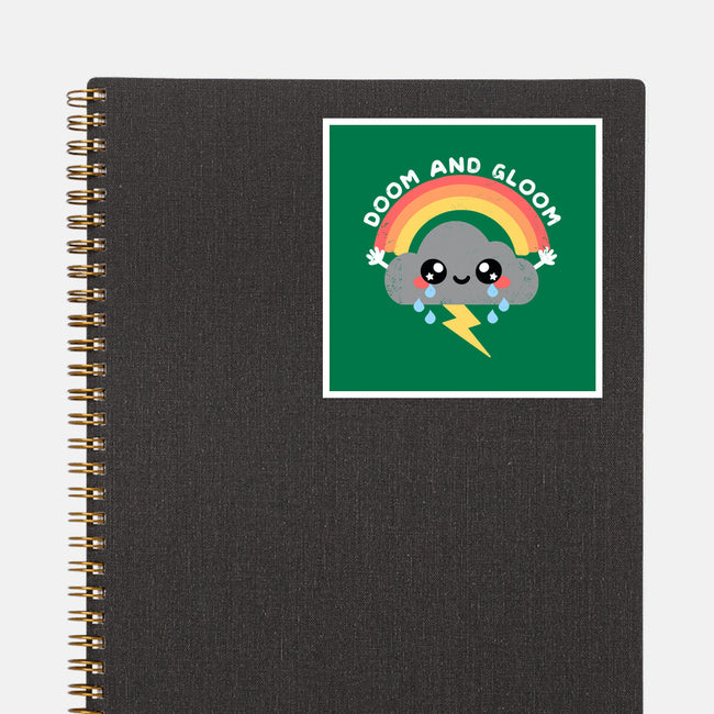 Doom And Gloom-none glossy sticker-NemiMakeit