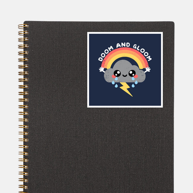 Doom And Gloom-none glossy sticker-NemiMakeit
