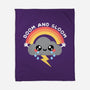 Doom And Gloom-none fleece blanket-NemiMakeit