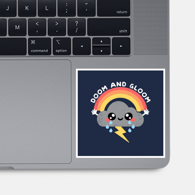 Doom And Gloom-none glossy sticker-NemiMakeit