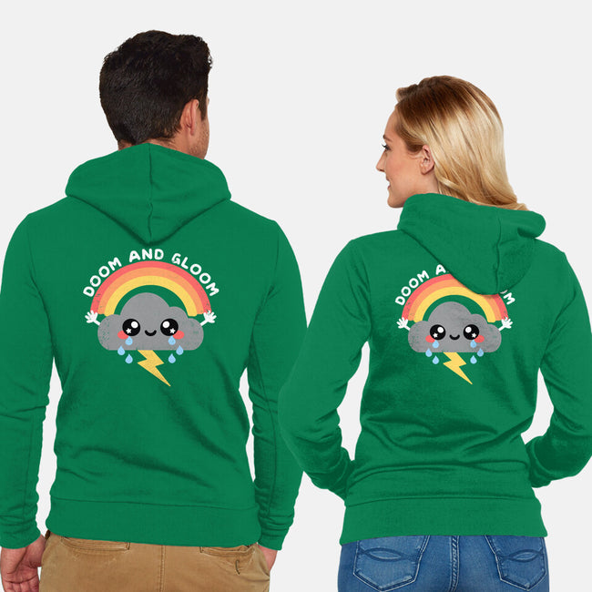 Doom And Gloom-unisex zip-up sweatshirt-NemiMakeit