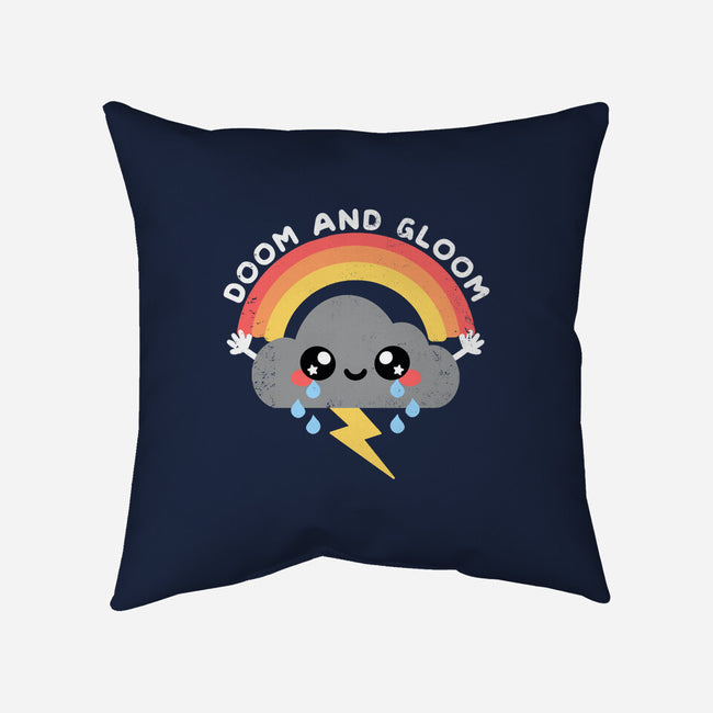 Doom And Gloom-none removable cover w insert throw pillow-NemiMakeit