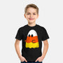 Candy Corn Ghost-youth basic tee-krisren28