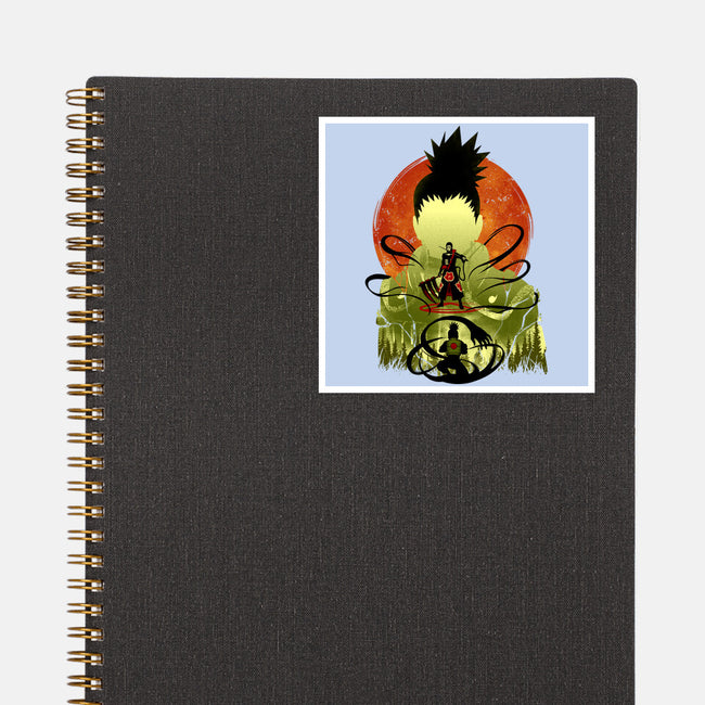 Shikamaru Vs. Hidan-none glossy sticker-hypertwenty