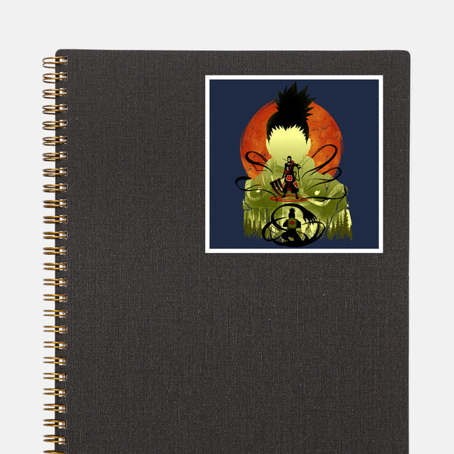 Shikamaru Vs. Hidan-none glossy sticker-hypertwenty