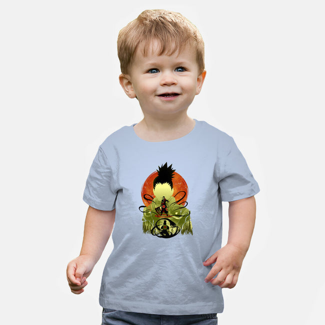 Shikamaru Vs. Hidan-baby basic tee-hypertwenty
