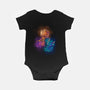 D20 Sleeping Dragons!-baby basic onesie-ricolaa