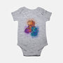 D20 Sleeping Dragons!-baby basic onesie-ricolaa