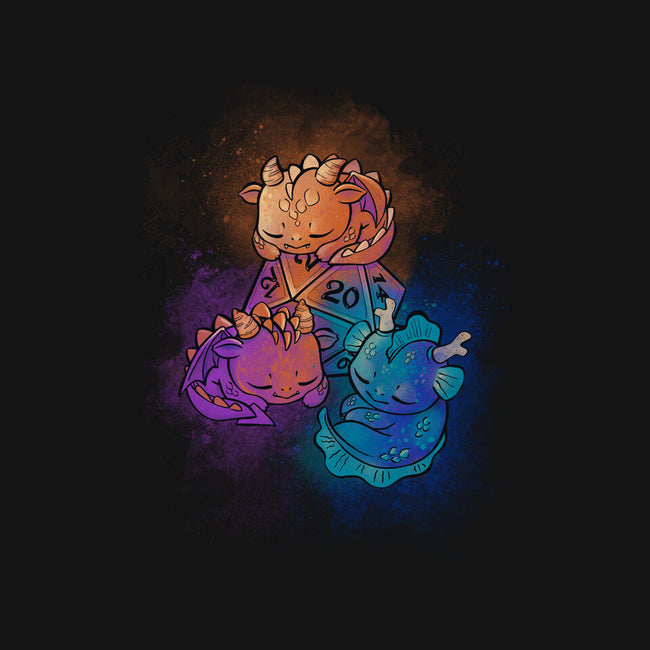 D20 Sleeping Dragons!-baby basic tee-ricolaa