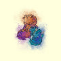 D20 Sleeping Dragons!-none glossy sticker-ricolaa