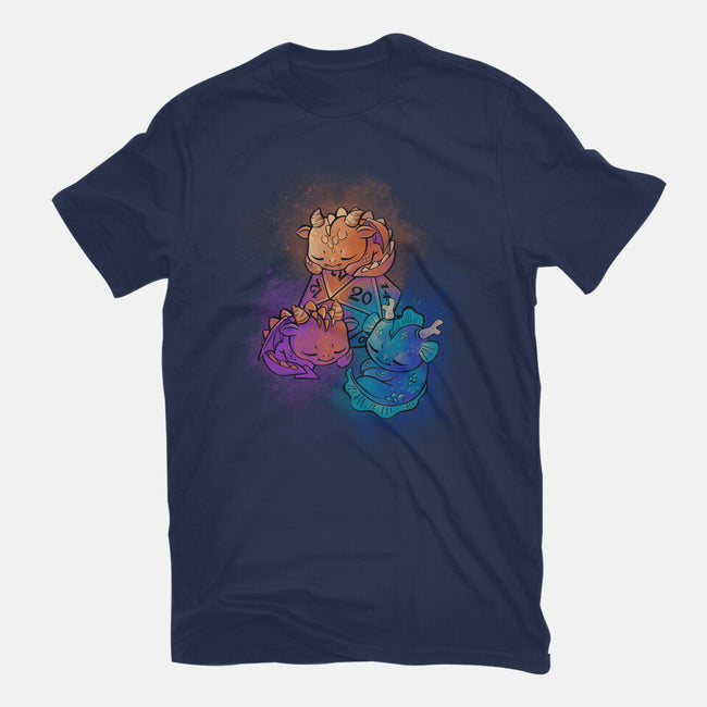 D20 Sleeping Dragons!-youth basic tee-ricolaa