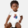D20 Sleeping Dragons!-baby basic onesie-ricolaa