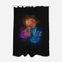 D20 Sleeping Dragons!-none polyester shower curtain-ricolaa