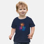 D20 Sleeping Dragons!-baby basic tee-ricolaa