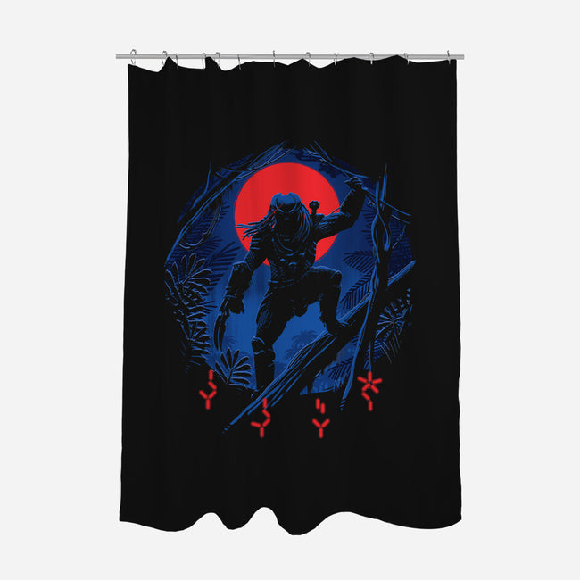 Jungle-none polyester shower curtain-Maxman58