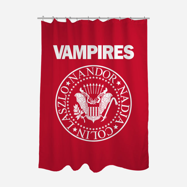 Vampires-none polyester shower curtain-Boggs Nicolas