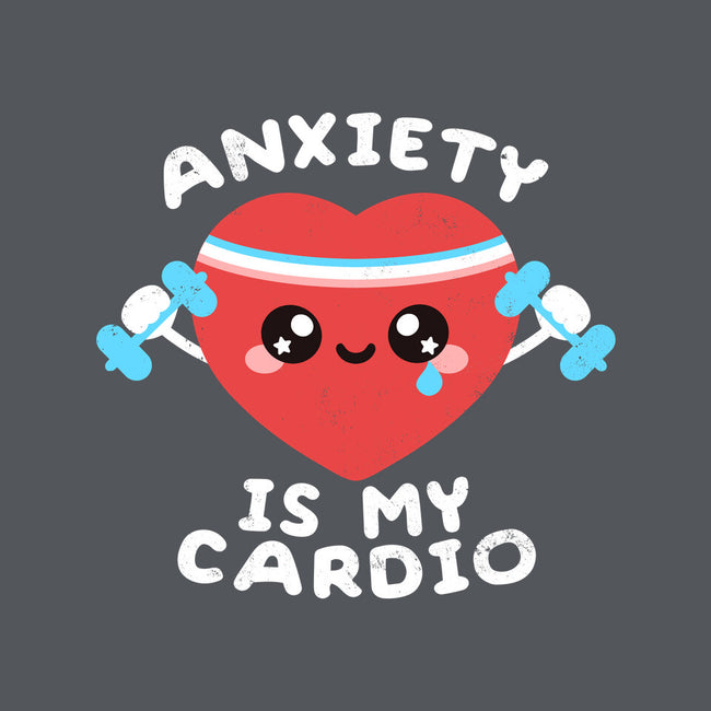 Anxiety Is My Cardio-none memory foam bath mat-NemiMakeit