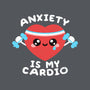 Anxiety Is My Cardio-none memory foam bath mat-NemiMakeit