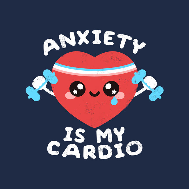 Anxiety Is My Cardio-none memory foam bath mat-NemiMakeit