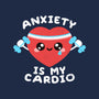 Anxiety Is My Cardio-none memory foam bath mat-NemiMakeit