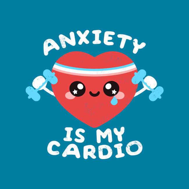 Anxiety Is My Cardio-none removable cover w insert throw pillow-NemiMakeit