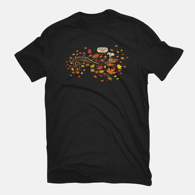 Snoopy In Flight-youth basic tee-kg07